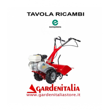 Esploso Ricambi Motocoltivatore Eurosystems RTT 2 Made  in Italy