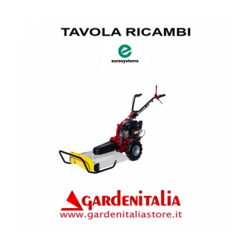 Esploso Ricambi Trinciaerba Falciatutto Eurosystems P 55 EVO Made in Italy