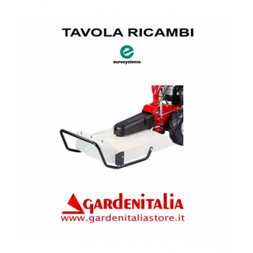 Esploso Ricambi Piatto Falciatutto Eurosystems P70 EVO Made in Italy