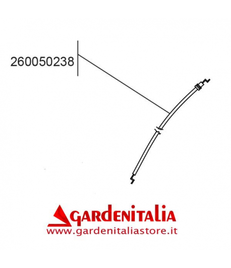 Filo Comando Gas (con guaina) per Motocoltivatore RTT 2 Filo Comando Gas (con guaina) per Motocoltivatore RTT 2