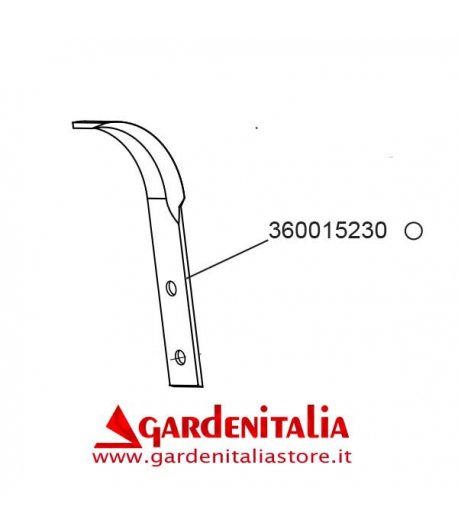 Zappetta DESTRA per motocoltivatore RTT3 Eurosystems Zappetta DESTRA per motocoltivatore RTT3 Eurosystems