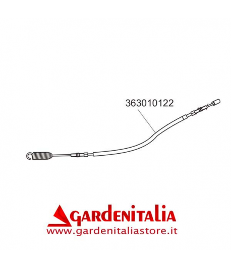 Cavo Trasmissione Retromarcia per Motozappa Serie EURO 5 EVO Cavo Trasmissione Retromarcia per Motozappa Serie EURO 5 EVO