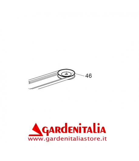 Puleggia D.76 per Spazzola Frontale P 70 EVO Eurosystems Puleggia D.76 per Spazzola Frontale P 70 EVO Eurosystems