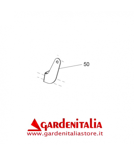 Piastra Supporto Asta Inferiore per Spazzola P 70 EVO Eurosystems Piastra Supporto Asta Inferiore per Spazzola P 70 EVO Eurosystems