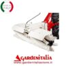 Spazzola frontale registrabile in altezza e orientabile in 5 posizioni, larghezza di lavoro cm. 105, Ø cm. 30
