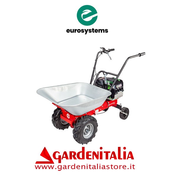 Video Motocarriola CARRY con motore a batteria al litio EGO power+  Eurosystems al lavoro