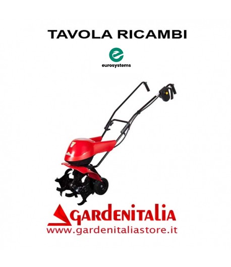 Esploso Ricambi Motozappa Eurosystems Z 1  Made in Italy
