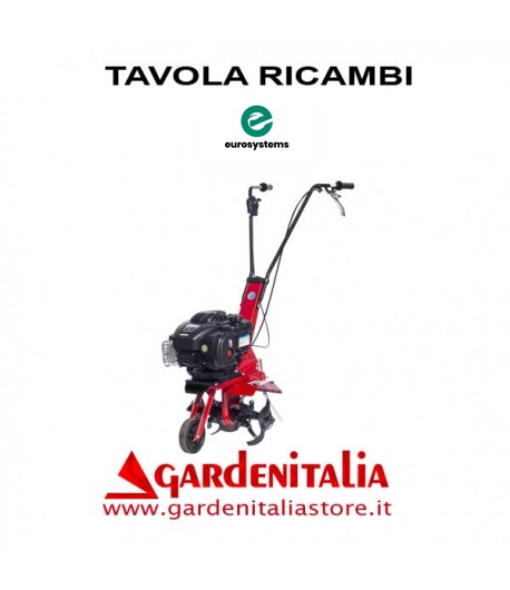 Esploso Ricambi Motozappa Eurosystems LA ZAPPA  Made  in Italy