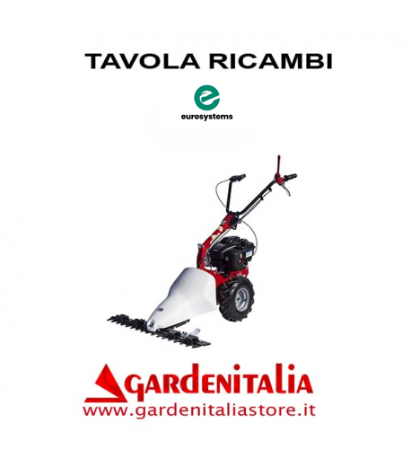 Esploso Ricambi Motofalciatrice Eurosystems M 210 Made in Italy