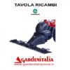 Esploso Barra Falciante Eurosystems P 70 EVO Made in Italy