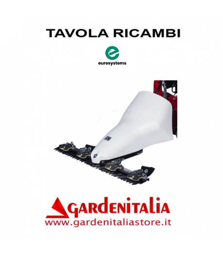 Esploso Barra Falciante Eurosystems P 55 Made in Italy