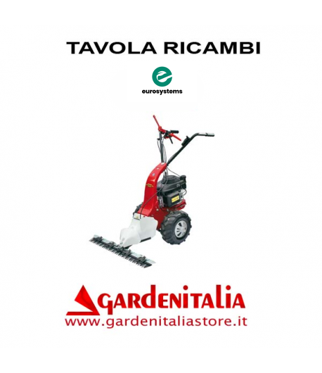 Esploso Motofalciatrice Eurosystems M502 Made in Italy