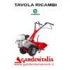Esploso Ricambi Motocoltivatore Eurosystems RTT 2 Made  in Italy
