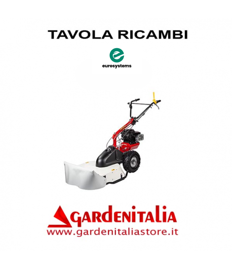 Esploso Ricambi Trinciaerba Falciatutto Eurosystems P 70 EVO Made in Italy