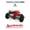 Esploso Ricambi Arieggiatore Prato a Molle Eurosystems  LA ZAPPA / TH 90 Made in Italy