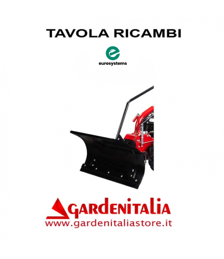 Esploso Ricambi Lama Neve Eurosystems P 55 / MNF Made in Italy