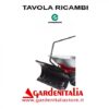 Esploso Ricambi Lama Neve Eurosystems CARRY Made in Italy