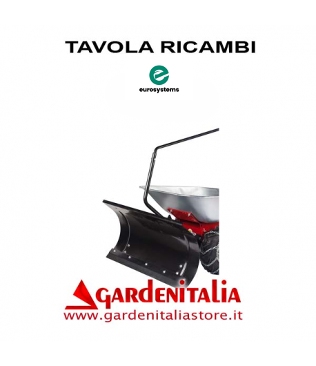 Esploso Ricambi Lama Neve Eurosystems CARRY Made in Italy