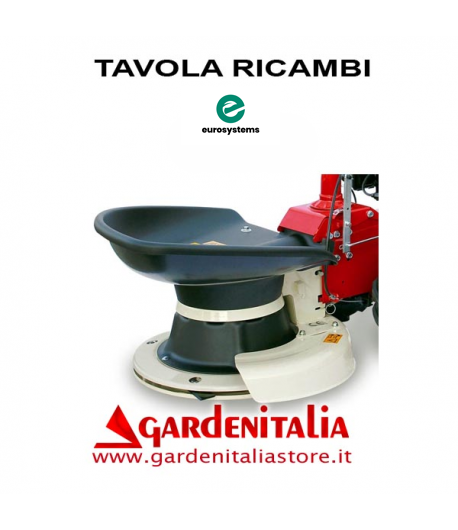 Esploso Ricambi Falce Rotante Eurosystems P 55 / MNF Made in Italy