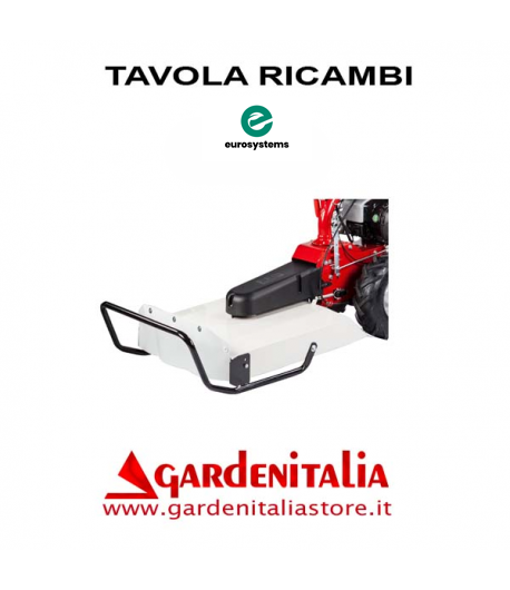 Esploso Ricambi Piatto Falciatutto Eurosystems P70 EVO Made in Italy