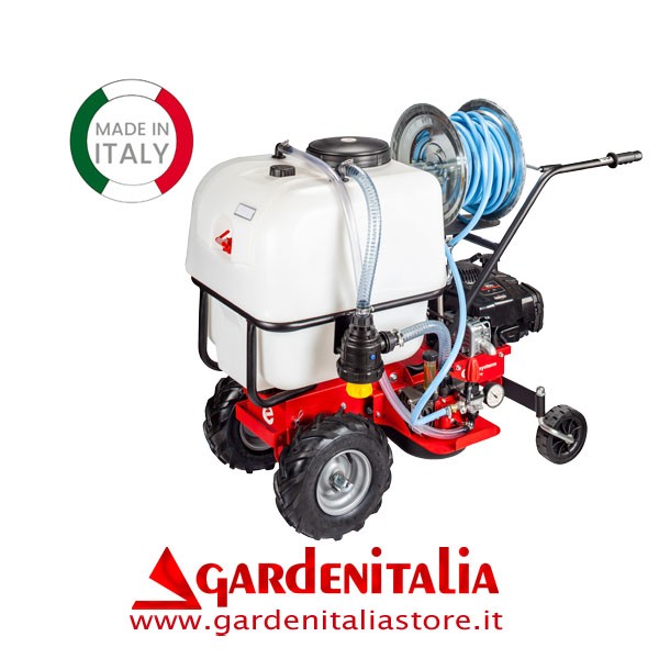Motocarriola Irroratrice trazionata EUROSYSTEMS mod. SPRAYER con motopompa con motore Rato – MADE IN ITALY
