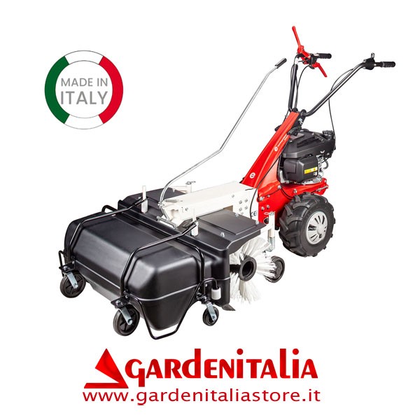 Motospazzatrice EUROSYSTEMS mod. Minieffe – Marcia avanti – Motore B&S 625 – Multi Attrezzo – Made in Italy