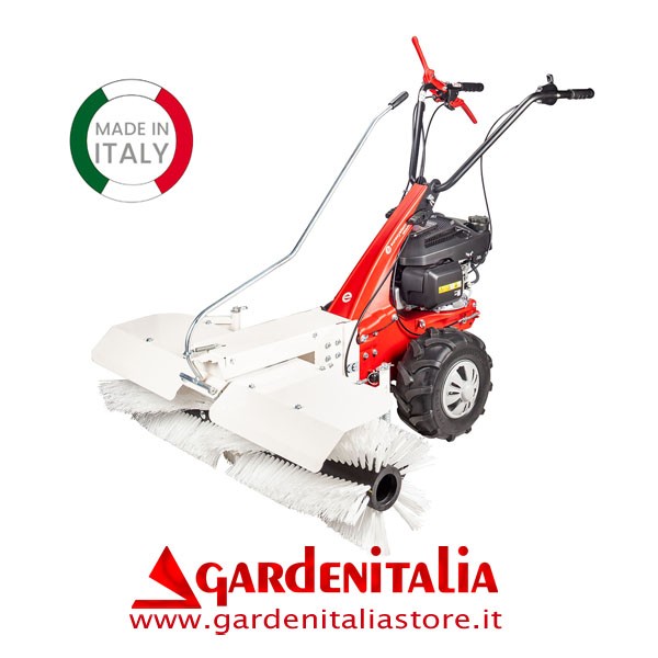 Motospazzatrice EUROSYSTEMS mod. Minieffe – Marcia avanti – Motore B&S 450 – Multi Attrezzo – Made in Italy