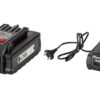 Motosega a Batteria al Litio 24 V - 4,0 Ah Grizzly AKS 2440 - Barra e Catena OREGON da 25 cm di taglio