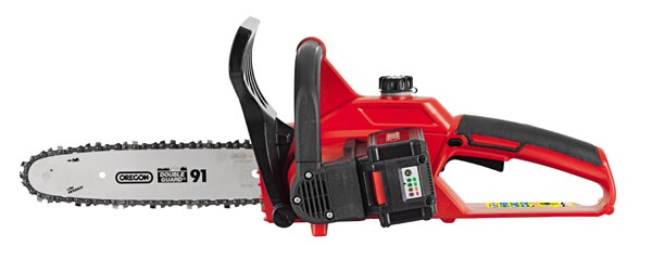 Motosega a Batteria al Litio 24 V – 4,0 Ah Grizzly AKS 2440 – Barra e Catena OREGON da 25 cm di taglio