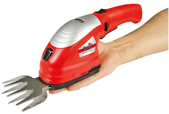 Forbice Tagliaerba Tagliasiepi al Litio GRIZZLY AGS 3680-2 D Lion 3,6 V