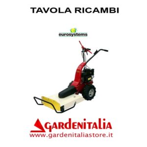 Esploso Ricambi Trinciaerba Falciatutto Eurosystems MNF Made in Italy