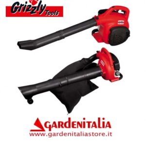 Soffiatore Aspiratore Grizzly BLSB 3030 con motore a scoppio 2 tempi 30 cc