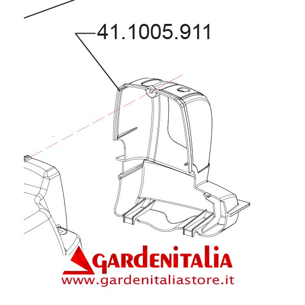 Cofano Laterale Sinistro per SC 42  Eurosystems