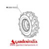 Ruota Completa di Cerchione SINISTRA per Motocoltivatore RTT2/RTT3 Eurosystems