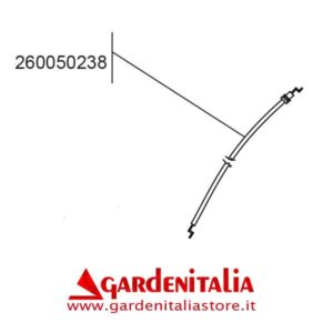 Filo Comando Gas (con guaina) per Motocoltivatore RTT 3