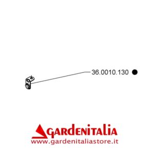 Piastrina Passafilo per Cavo Retromarcia Motozappa Z 2