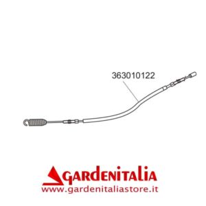 Cavo Trasmissione Retromarcia per Motozappa Serie EURO 5 EVO