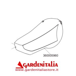 Cofano Riparo Cinghie per Motozappa Serie EURO 5 EVO