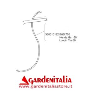 Filo Comando Gas (con guaina) per Motozappa EURO 5 EVO