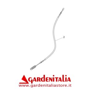 Cavo Trasmissione per Leva Saccon per Motofalciatrice Serie M210