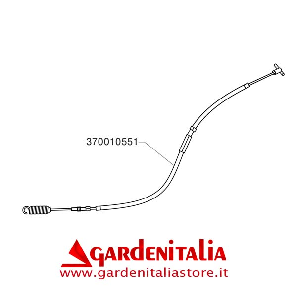 Cavo Trasmissione di Ricambio per Motozappa Serie EURO 3 EVO