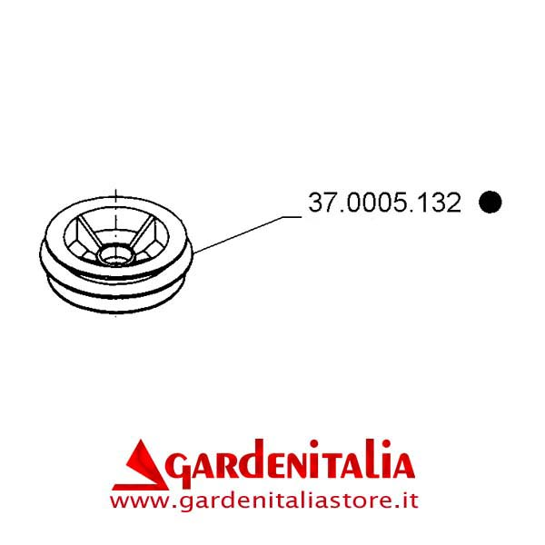 Puleggia per Motozappa EURO 3 EVO RetroMarcia