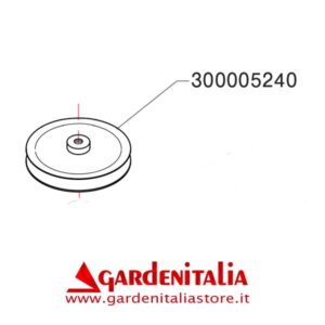 Puleggia per Motozappa EURO 3 EVO Marcia Avanti