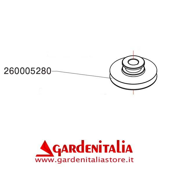 Puleggia Motore per Motozappa EURO 3 EVO