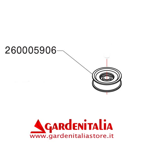 Ruotino di Rinvio per Motozappa EURO 3 EVO Eurosystems