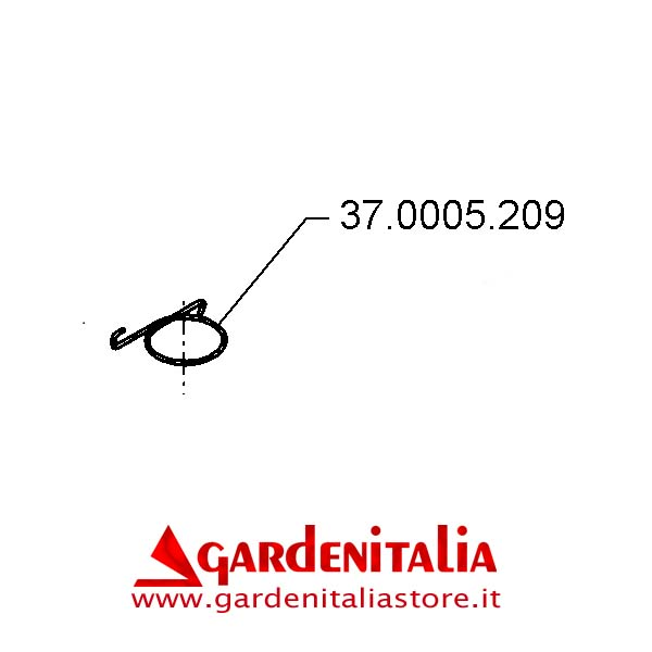 Molla di Ritorno per Ballerino Marcia Avanti per Motozappa EURO 3 EVO