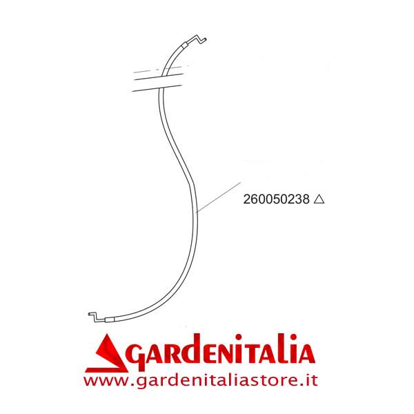 Filo Comando Gas (con guaina) per Motozappa EURO 3 EVO