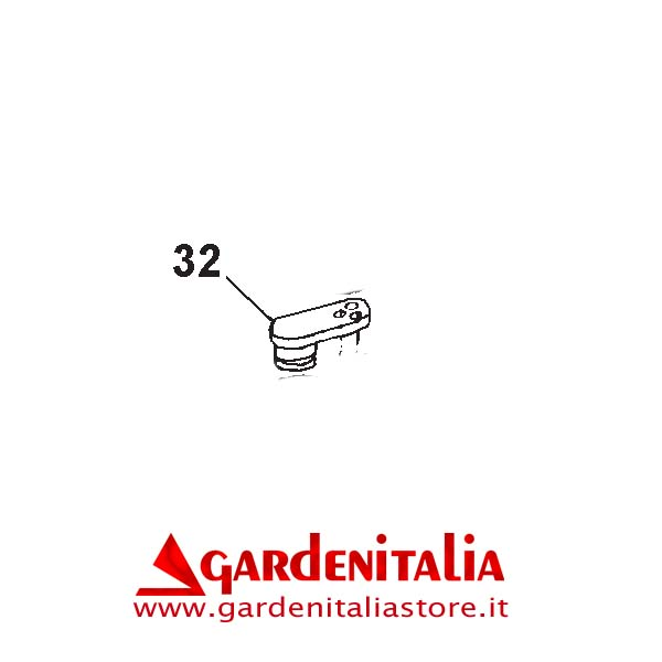 Eccentrico Flangia Movimento Barra  per P 55 / M 210 Eurosystems