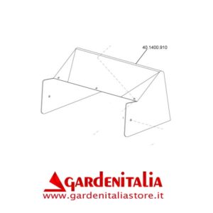 Bandella Protezione Anteriore per Tosaerba Falciatutto  P 70 EVO Eurosystems