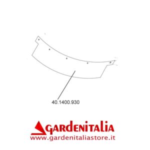 Bandella Protezione Posteriore per Tosaerba Falciatutto  P 70 EVO Eurosystems